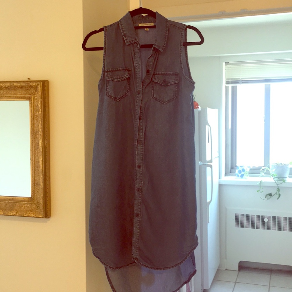 Denim Shift Dress